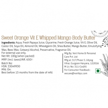 Sweet Orange Vit E Whipped Mango Body Butter